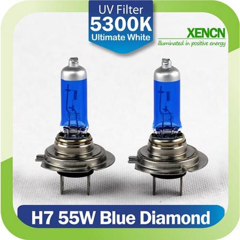 Bombillas/Lamparas H7 12V 55W halogenas luz blanca efecto xenon (2  unidades, marca Eagleye)