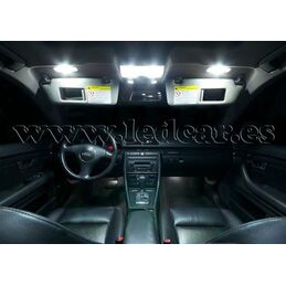 4 Bombillas Con LED Blanco Luz Iluminación Bajo de Puerta para Audi A4 B5  B6 B7
