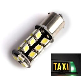 P21W CANBUS BA15S 1156 27 LEDS GREEN